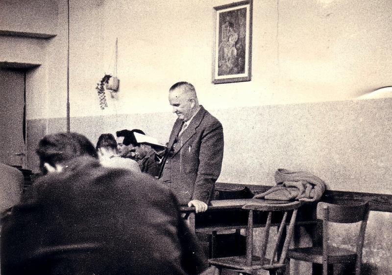 Januar 1957: Lehrer Georg "Schorse" Nauke